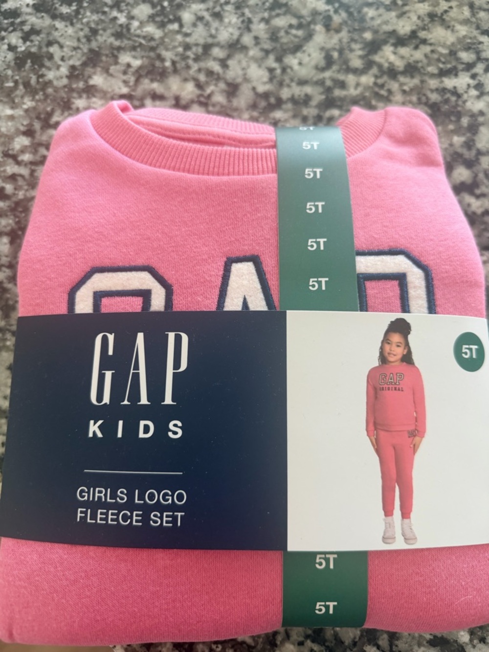 GAP Pink Girls Logo Fleece Set